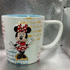 Disney Minnie Mouse Polka Dot Mug with Blue Interior